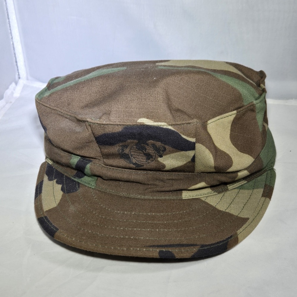 Authentic Military Hat Cap Utility Woodland Camouflage, Pattern‎ Type I Small